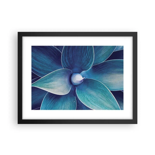 Affiche dans un cadre noir - Poster - Le bleu du ciel - 40x30 cm
