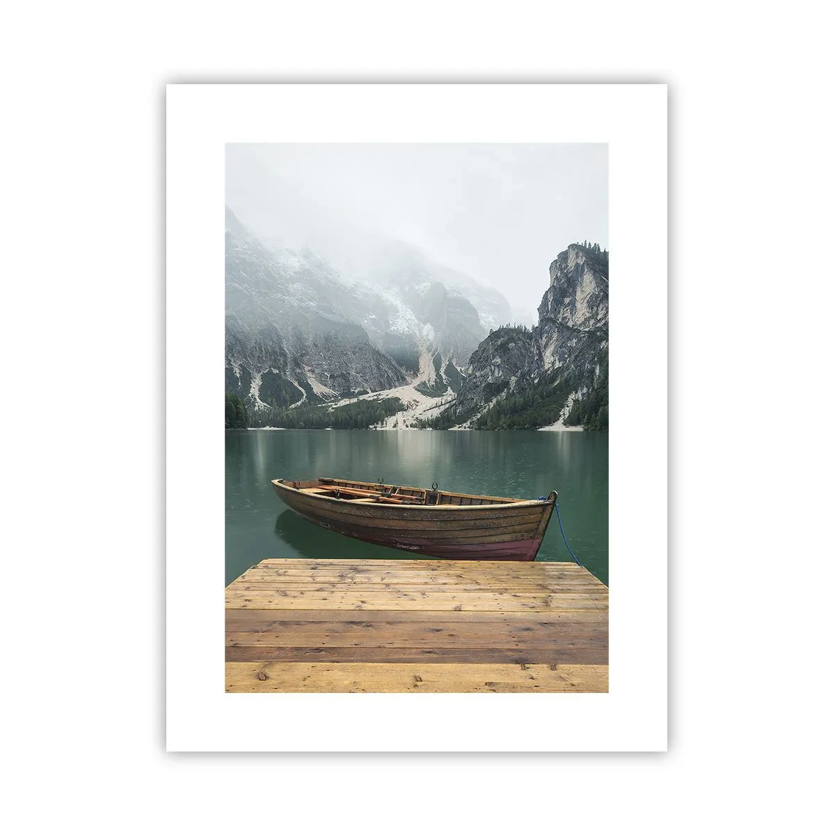 Affiche - Poster - Faire face à la fierté des rochers - 30x40 cm