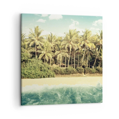 Impression sur toile - Image sur toile - Peut-être ici? - 60x60 cm