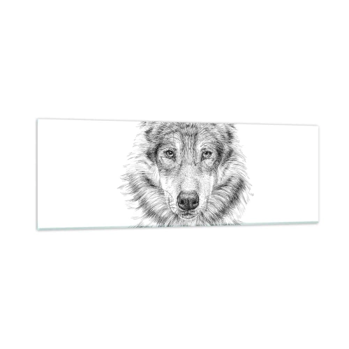 Impression sur verre - Image sur verre - Un leader né - 90x30 cm