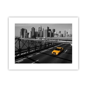 Affiche - Poster - Couleur de la grande ville - 40x30 cm