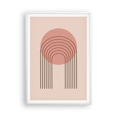 Affiche dans un cadre blanc - Poster - Attraction irrésistible - 70x100 cm