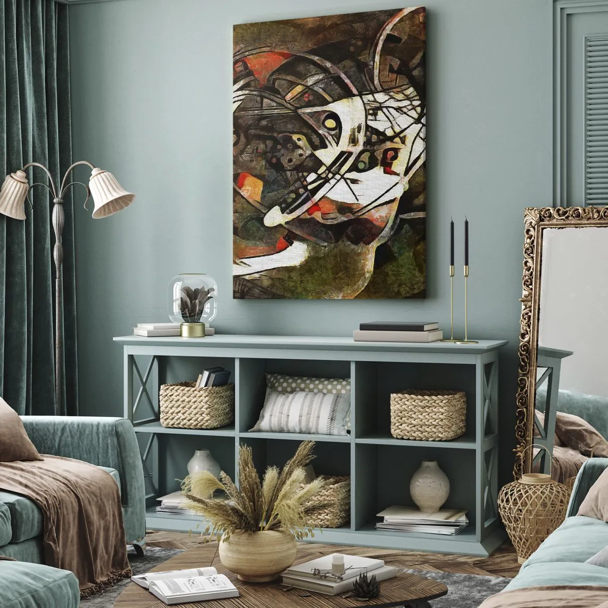 Impression sur toile - Image sur toile - Vous entendez le mouvement ? - 45x80 cm