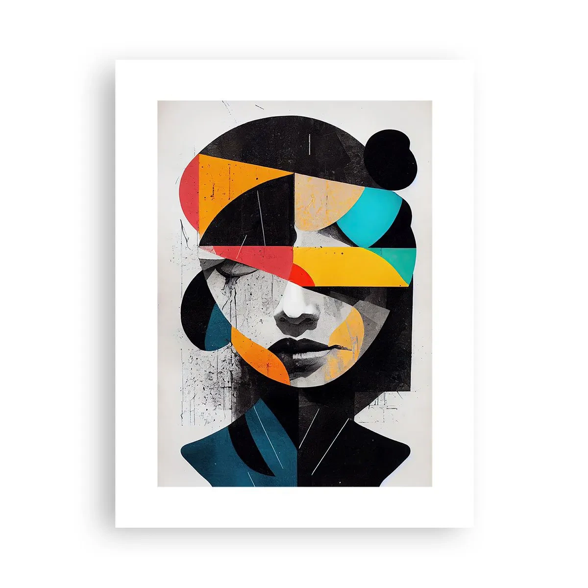 Affiche - Poster - Portrait intérieur multicolore - 30x40 cm