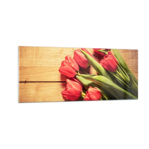 Impression sur verre - Image sur verre - Défi du printemps - 100x40 cm