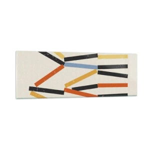 Impression sur verre - Image sur verre - Composition de niveaux - 90x30 cm