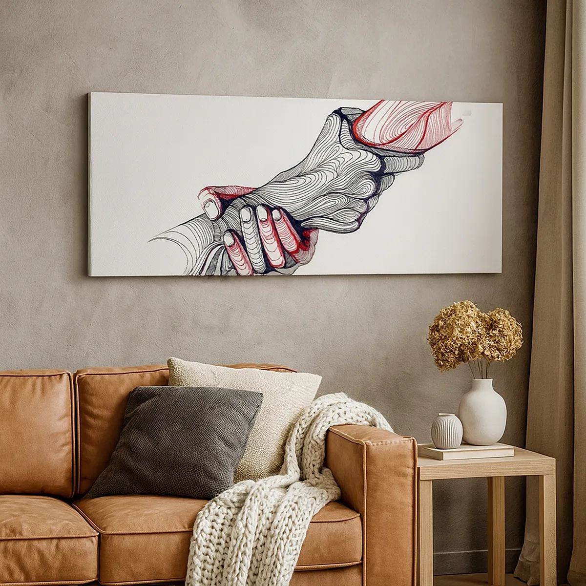 Impression sur toile - Image sur toile - Vous êtes entre de bonnes mains - 30x30 cm