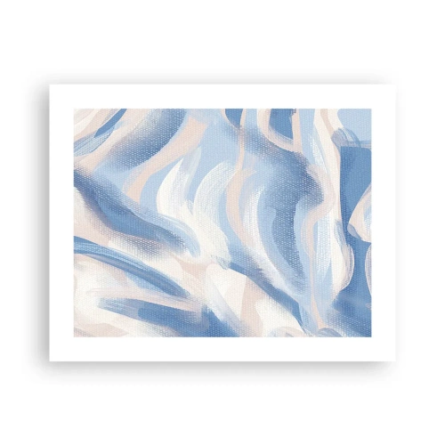Affiche - Poster - Vagues bleues - 50x40 cm