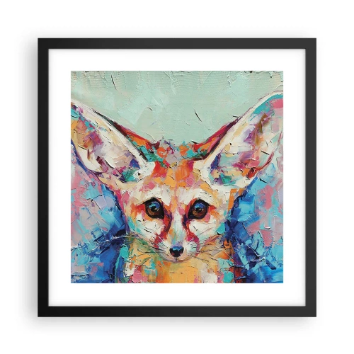 Affiche dans un cadre noir - Poster - Etes-vous prêts pour moi? - 40x40 cm