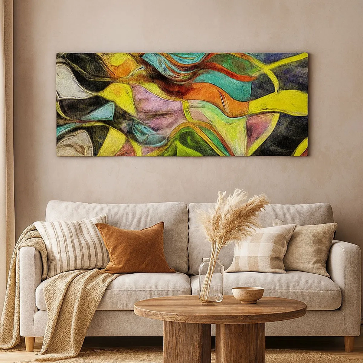 Impression sur toile - Image sur toile - Le mouvement c'est la vie - 100x40 cm