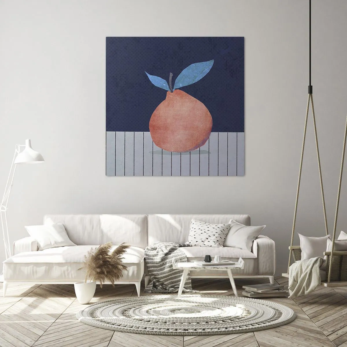 Impression sur toile - Image sur toile - Convexité et plan - 70x70 cm