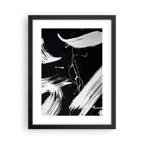 Affiche dans un cadre noir - Poster - Briser les ténèbres - 30x40 cm