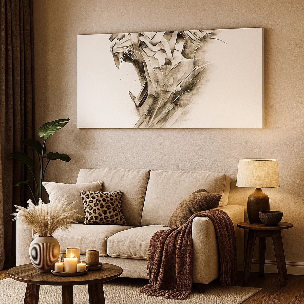 Impression sur toile - Image sur toile - Vous savez déjà qui est en charge - 30x30 cm