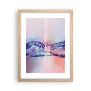 Affiche dans un chêne clair - Poster - Divine étincelle de vie - 30x40 cm