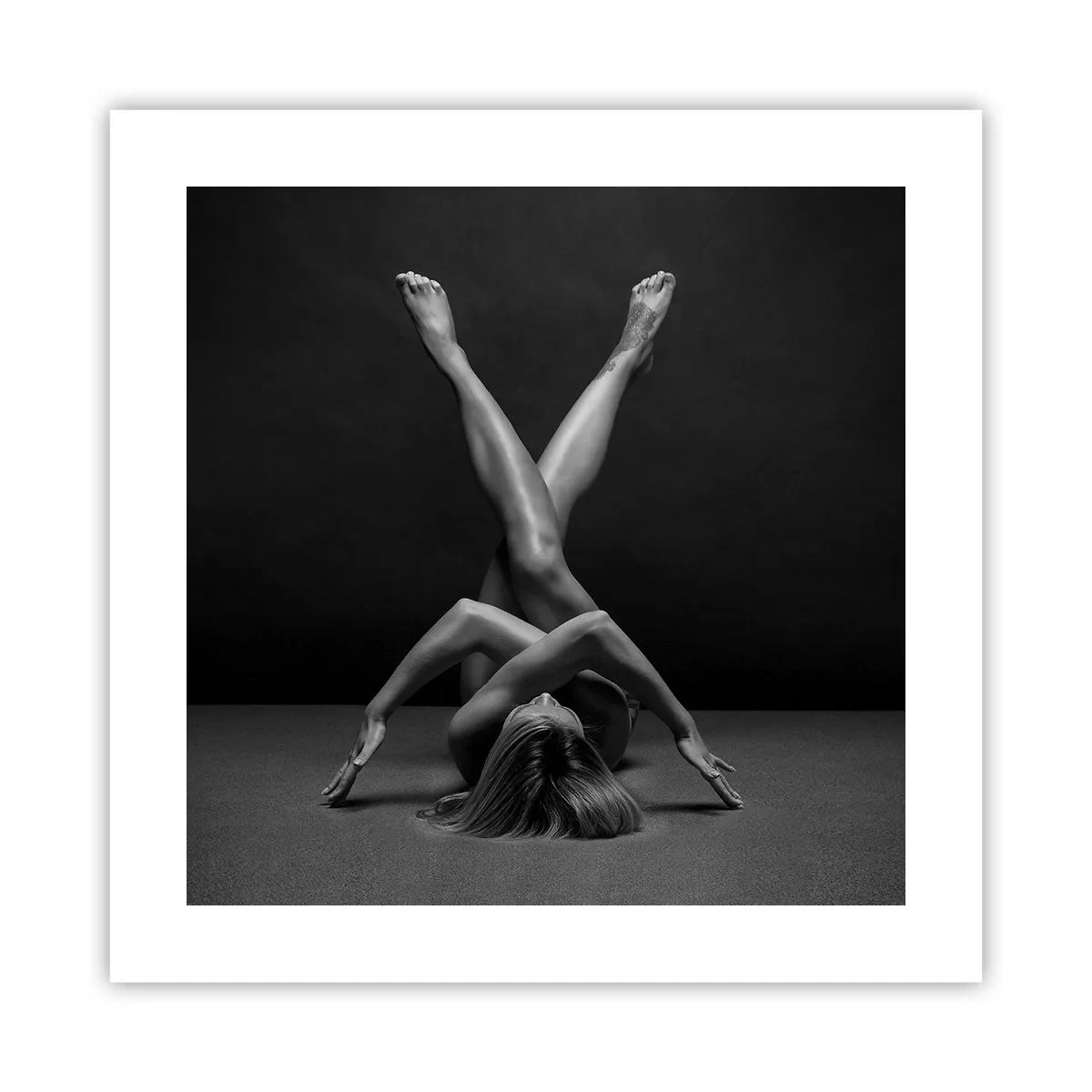 Affiche - Poster - Géométrie de la nudité - 40x40 cm