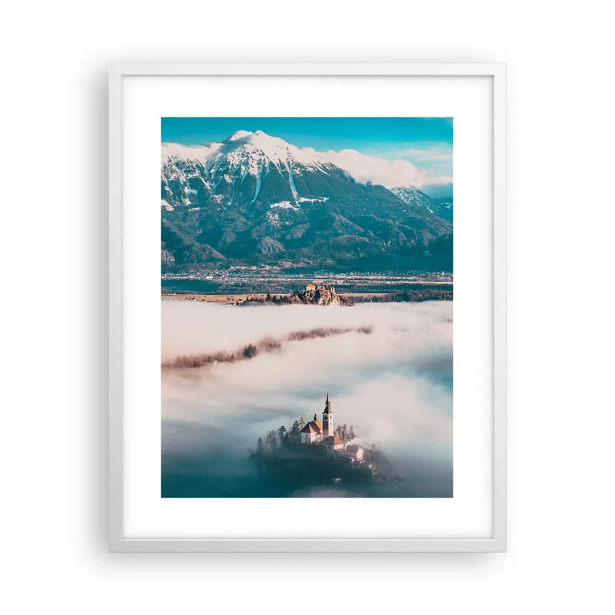 Affiche dans un cadre blanc - Poster - Le début d'un conte de fées - 40x50 cm