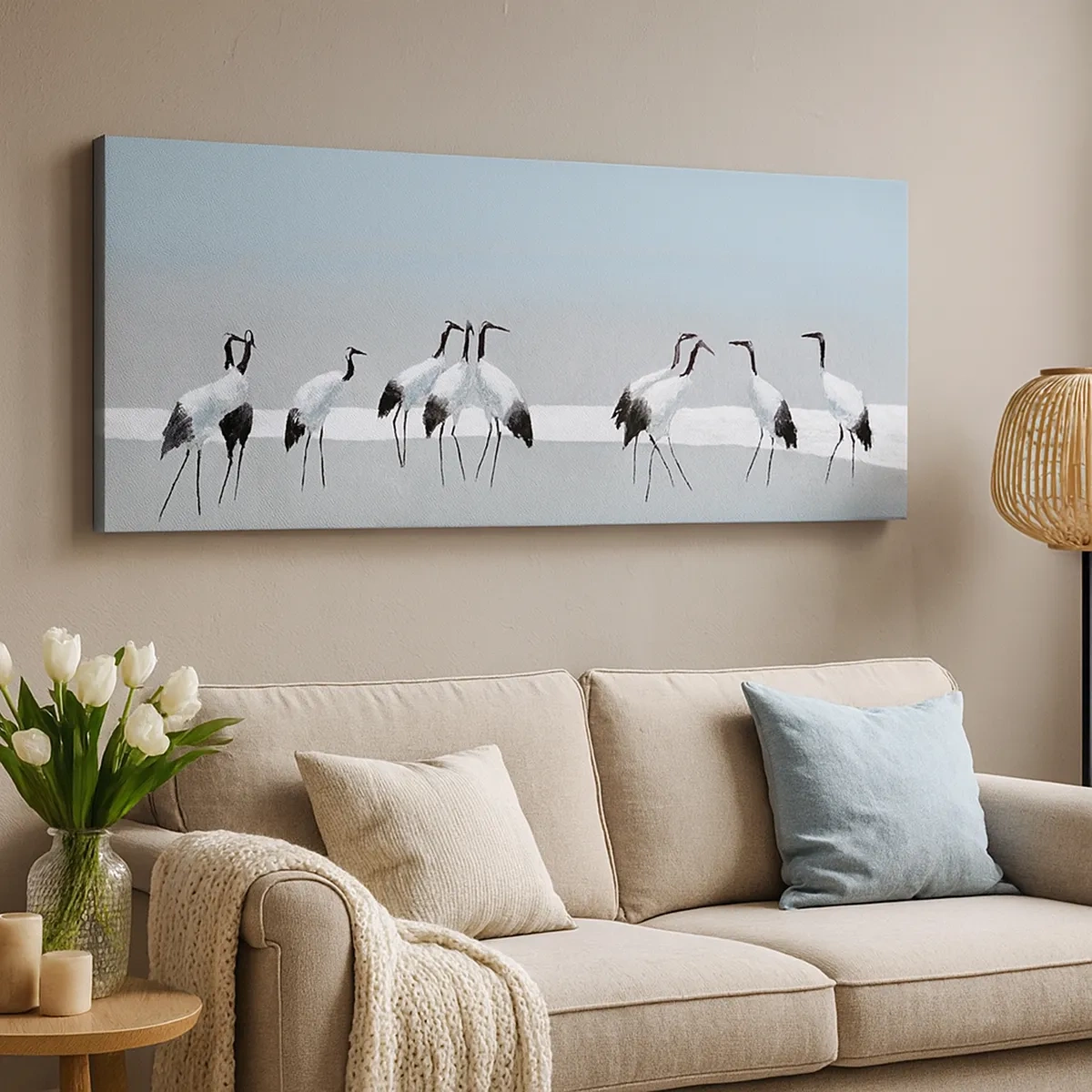 Impression sur toile - Image sur toile - Après une chaude journée - 30x30 cm