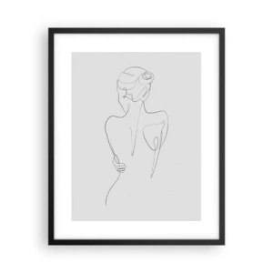 Affiche dans un cadre noir - Poster - Musique corporelle - 40x50 cm