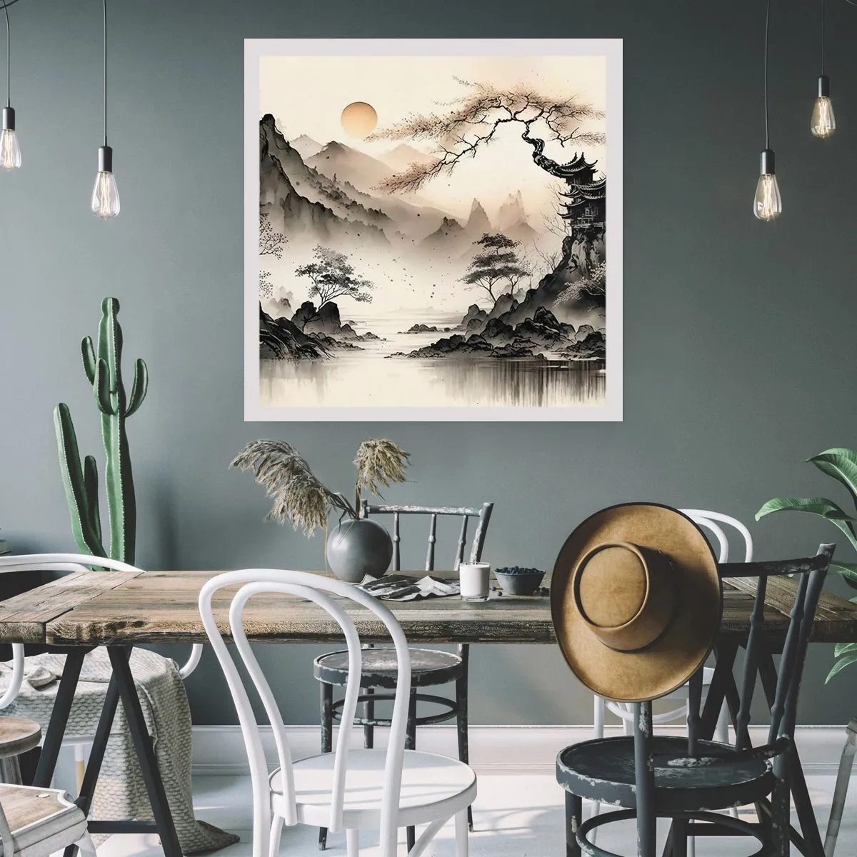 Affiche - Poster - Le charme unique de l'Orient - 30x30 cm