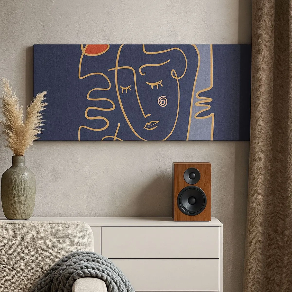 Impression sur toile - Image sur toile - En réflexion - 100x40 cm