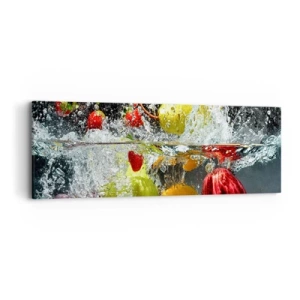 Impression sur toile - Image sur toile - Rafraîchissement fruité - 90x30 cm