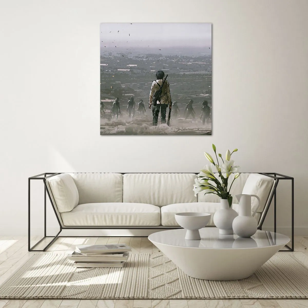 Impression sur verre - Image sur verre - Dernier samaritain ? - 60x60 cm