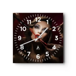 Horloge murale - Pendule murale - Belle rêveuse - 30x30 cm