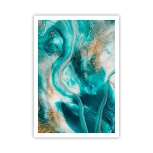 Affiche - Poster - Rivière d'or - 70x100 cm
