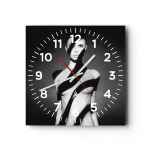 Horloge murale - Pendule murale - Dans la brillance et l'ombre - 30x30 cm