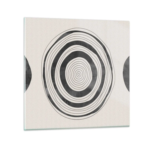 Impression sur verre - Image sur verre - Ce qui est important c'est ce qu'il y a entre les deux - 50x50 cm