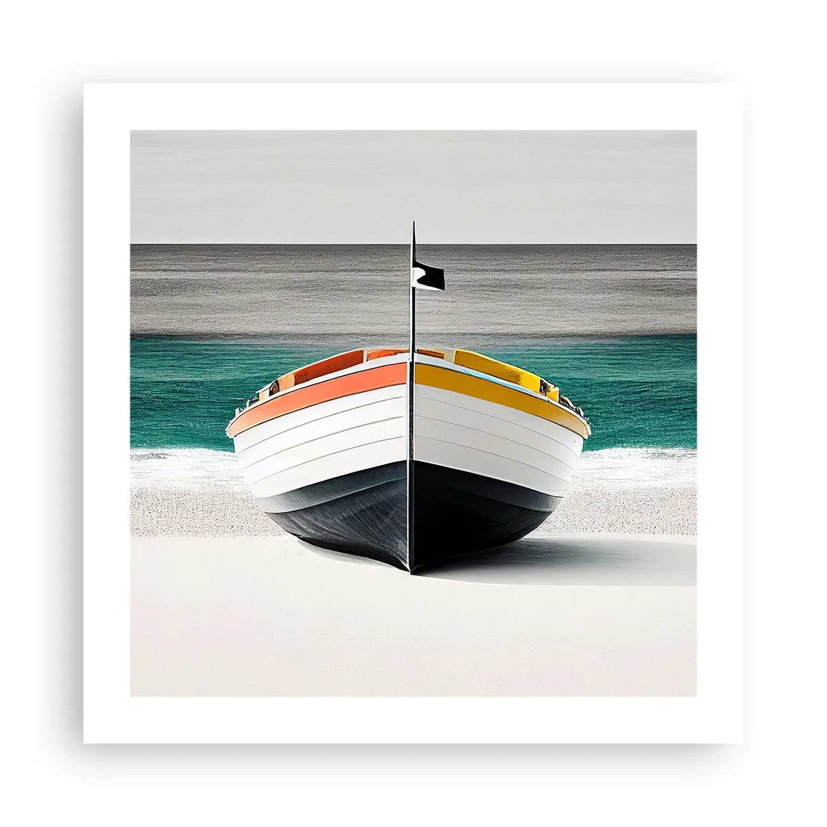 Affiche - Poster - A sa place - 50x50 cm