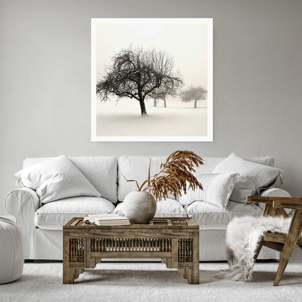 Affiche - Poster - Un rêve hivernal - 30x30 cm