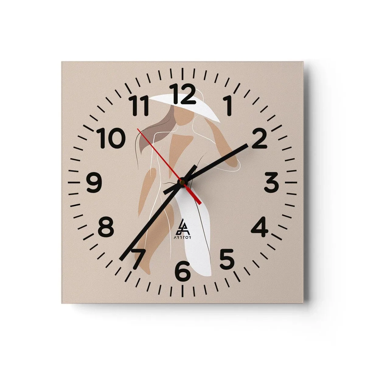 Horloge murale - Pendule murale - Lea mode est un jeu - 40x40 cm