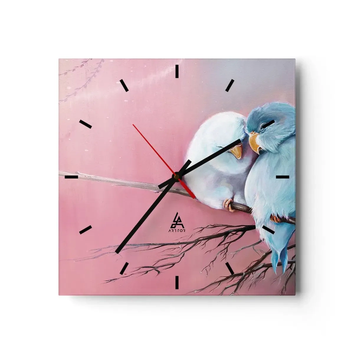 Horloge murale - Pendule murale - Que dire de plus?... - 40x40 cm