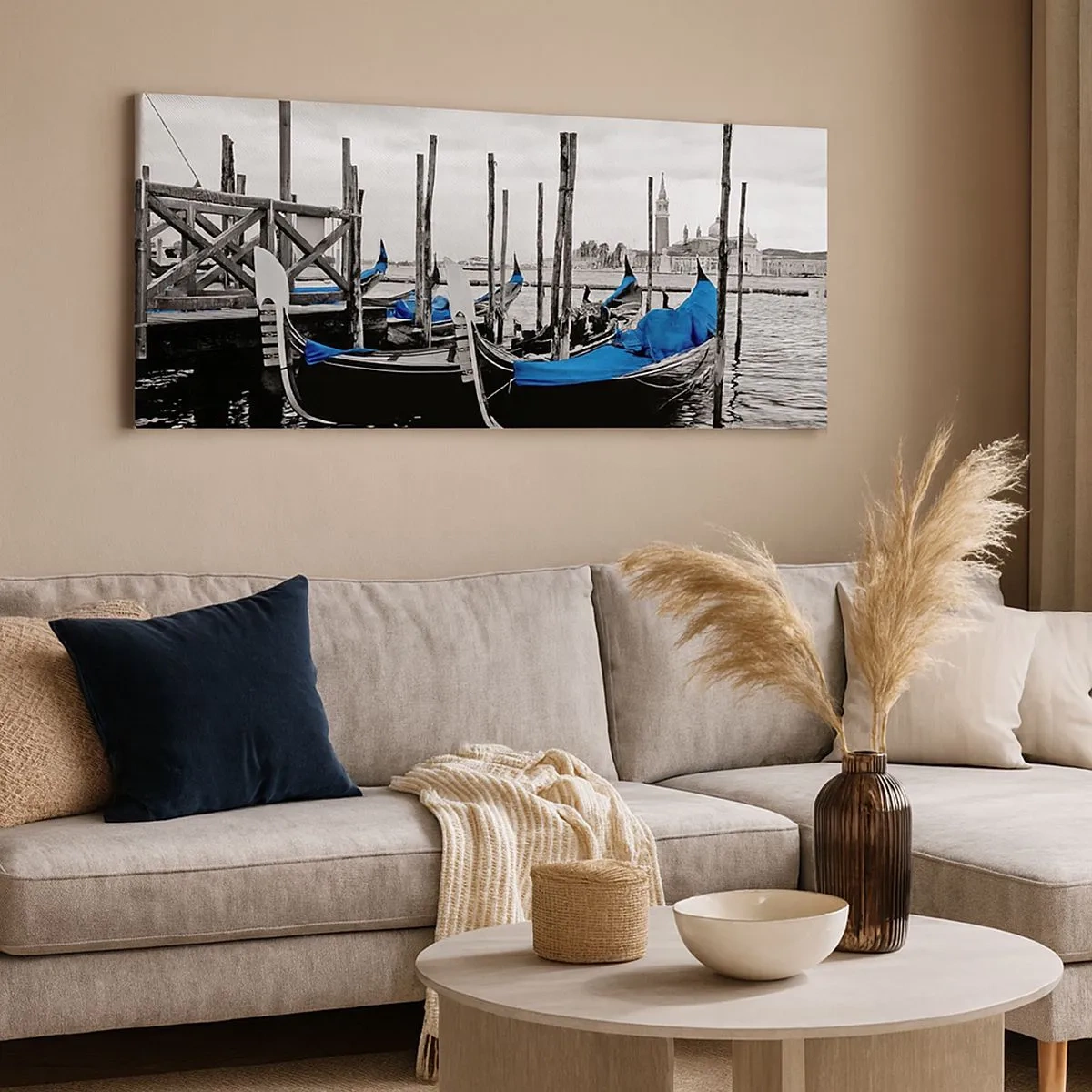 Impression sur toile - Image sur toile - Venise pensive - 100x40 cm