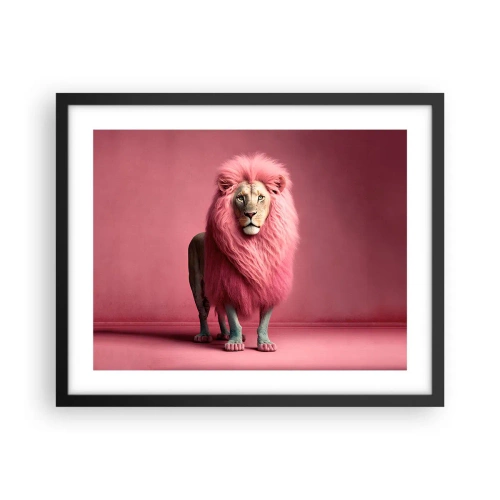 Affiche dans un cadre noir - Poster - Et tu n'as plus peur - 50x40 cm