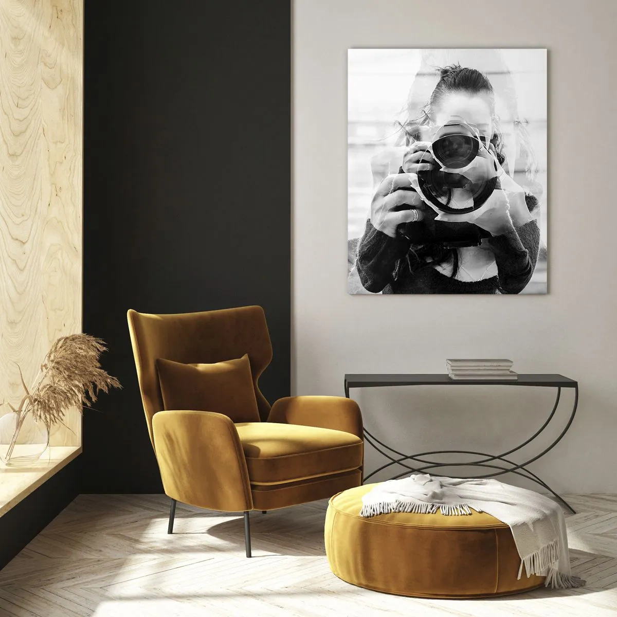Impression sur verre - Image sur verre - Le créateur et sa matière - 50x70cm - Créateur et matériel - Décoration murale moderne pour le salon et la chambre ARTTOR