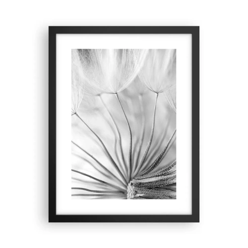 Affiche dans un cadre noir - Poster - Aigrette avant son envol - 30x40 cm
