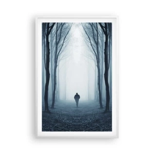 Affiche dans un cadre blanc - Poster - Tout est simple et clair - 61x91 cm