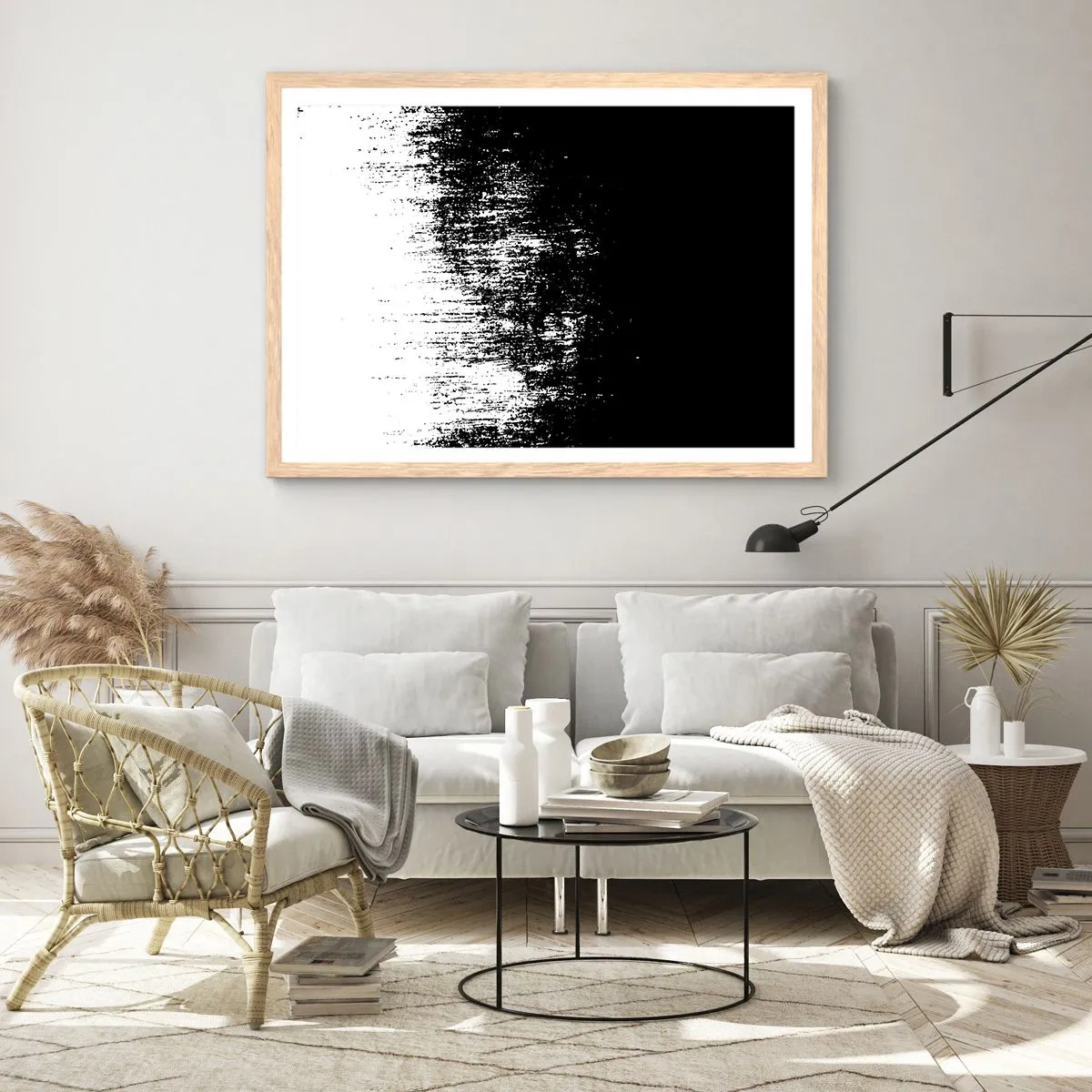 Affiche dans un chêne clair - Poster - Et le gagnant est ... - 100x70 cm