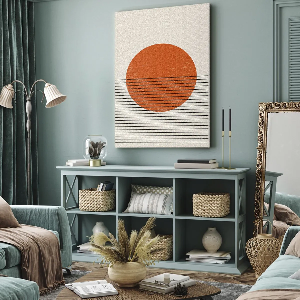 Impression sur toile - Image sur toile - Toujours le soleil - 45x80 cm