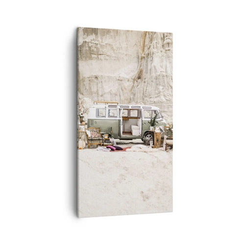 Impression sur toile - Image sur toile - Il est temps de commencer le voyage - 45x80 cm