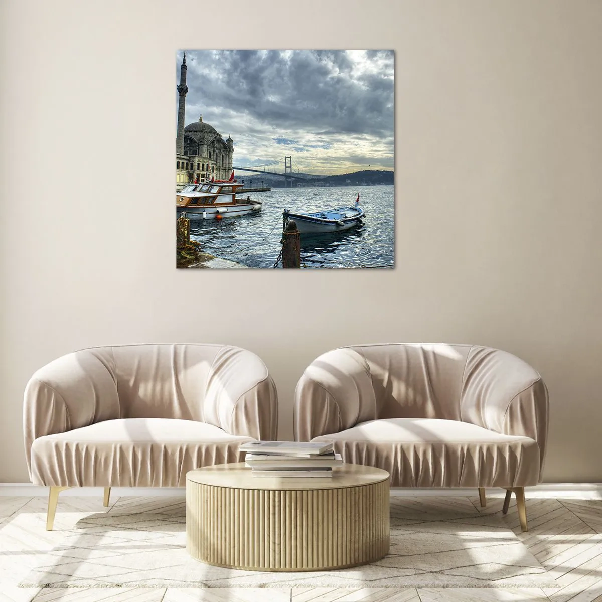 Impression sur verre - Image sur verre - Aux confins des mondes - 60x60 cm