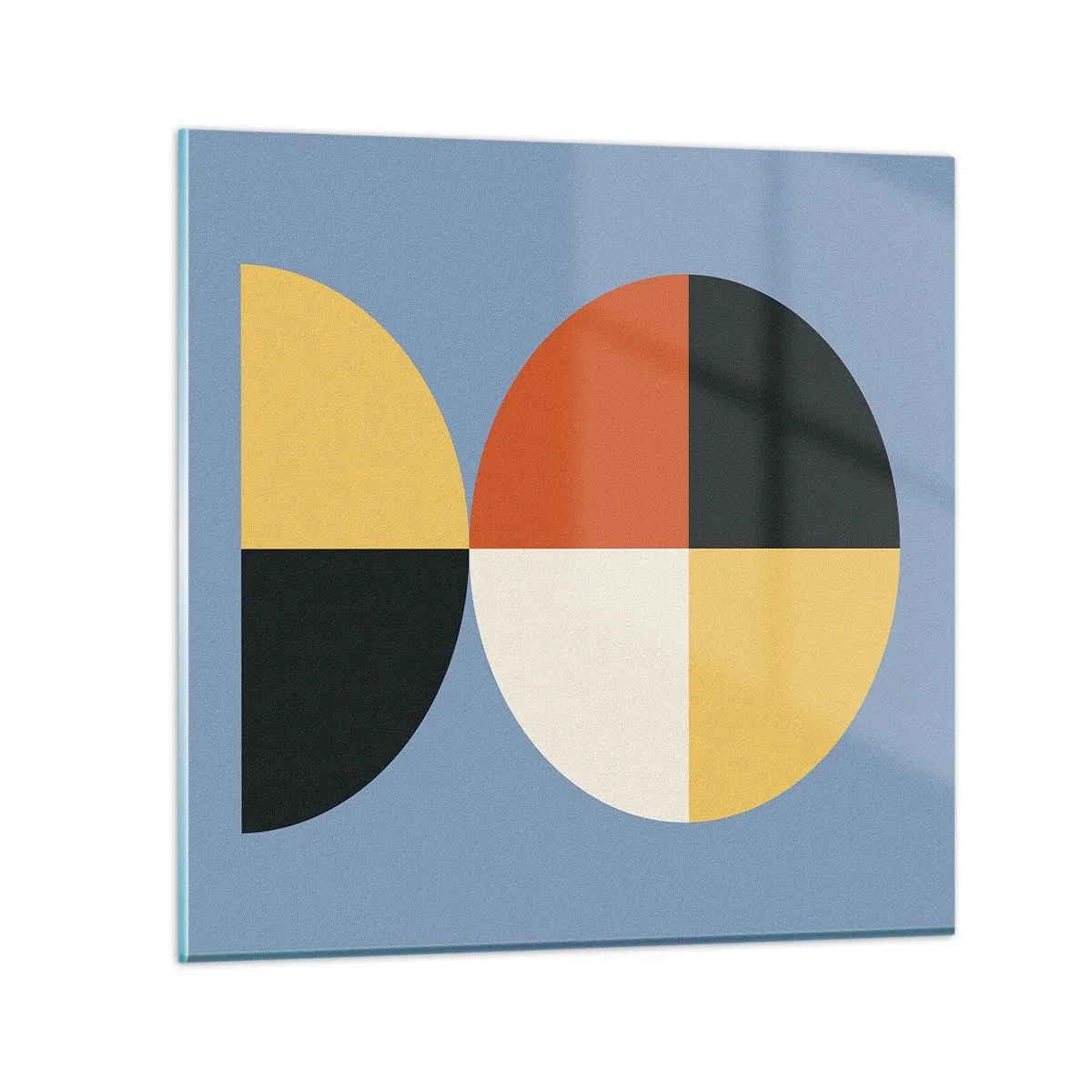 Impression sur verre - Image sur verre - Regarde et compte - 60x60 cm