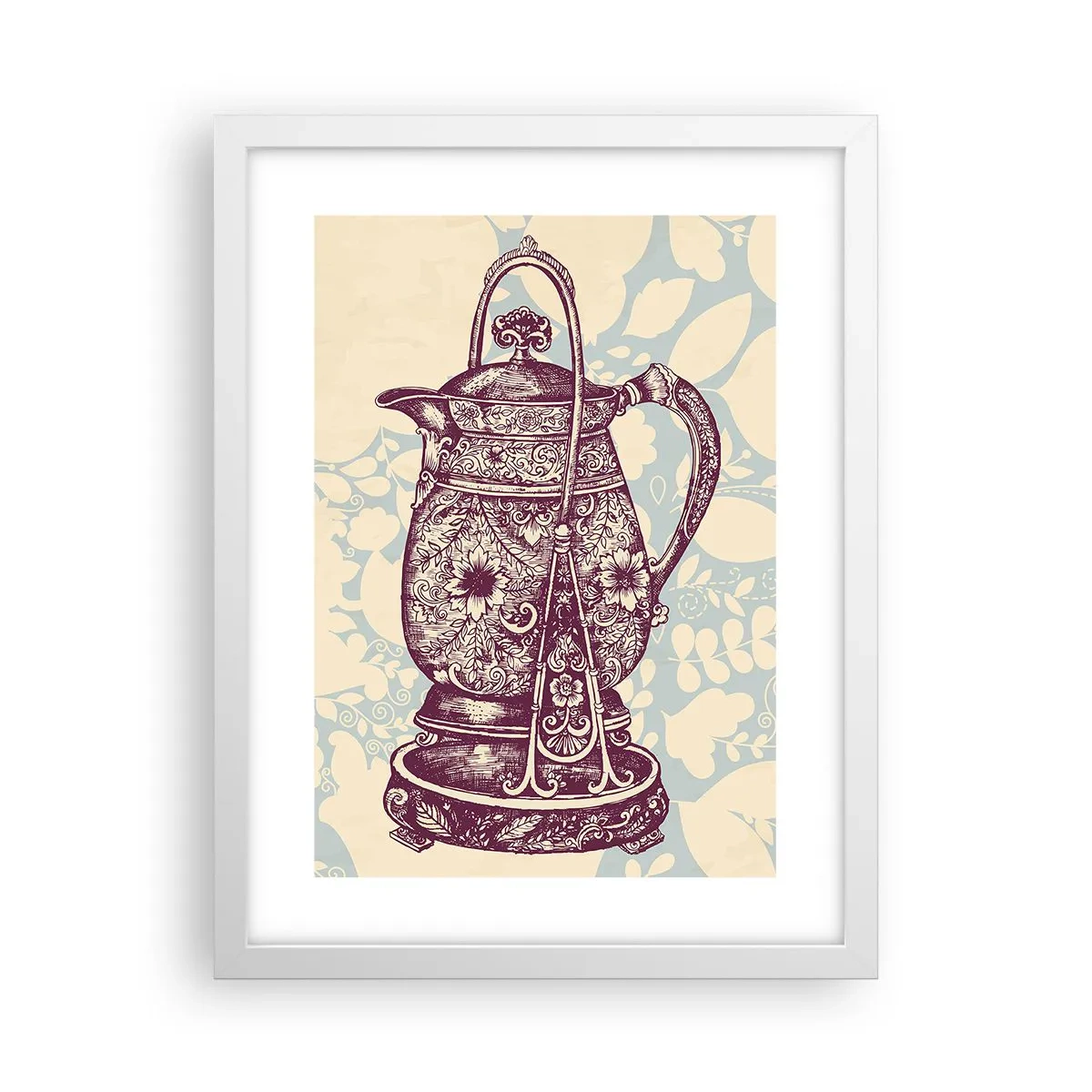 Affiche dans un cadre blanc - Poster - La beauté du quotidien - 30x40 cm