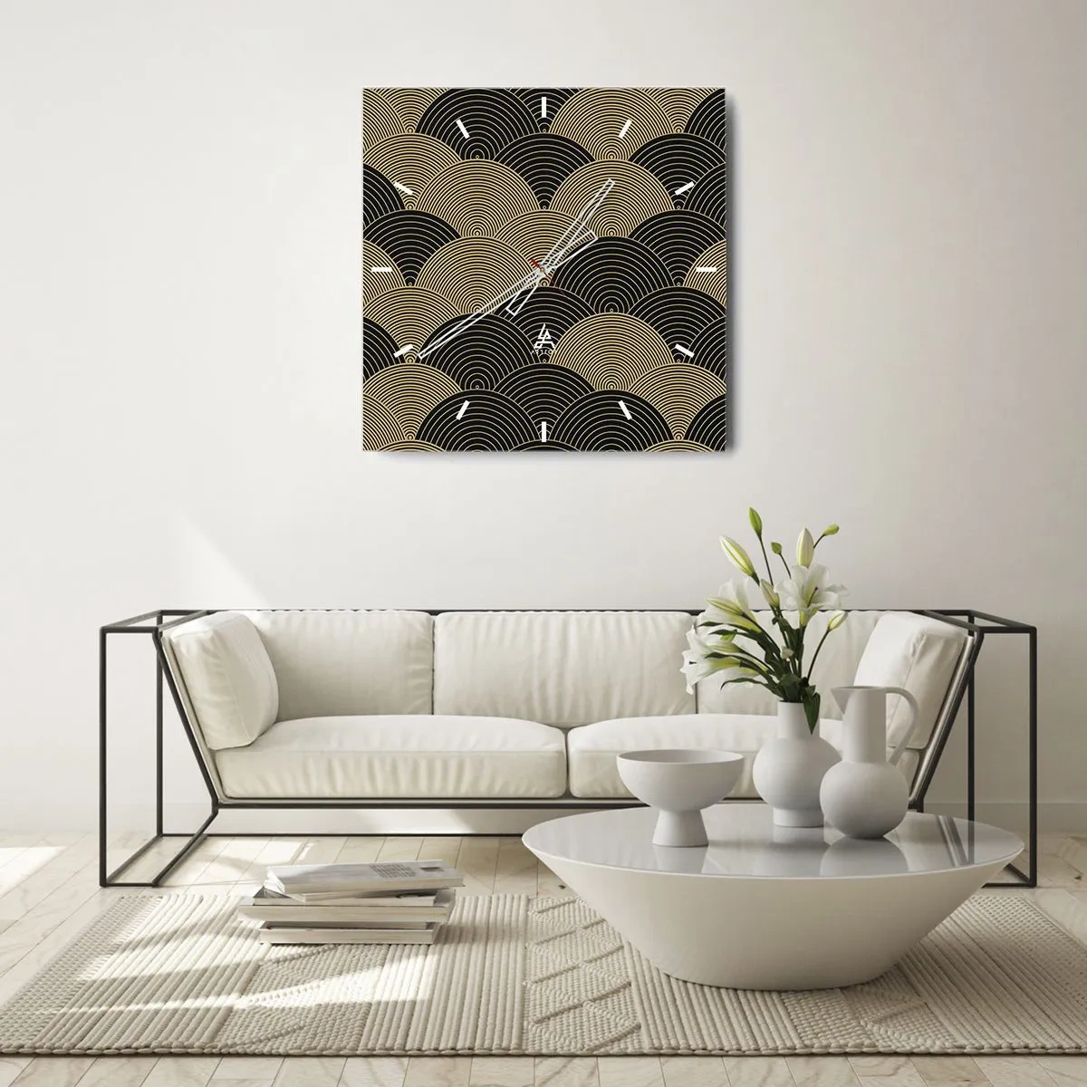 Horloge murale - Pendule murale - Unité dans la multiplicité - 40x40 cm