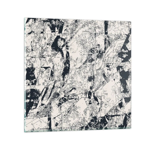 Impression sur verre - Image sur verre - Interpénétration des contraires - 40x40 cm