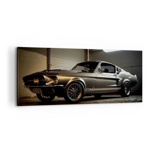 Impression sur toile - Image sur toile - Retour dans le passé - 100x40 cm