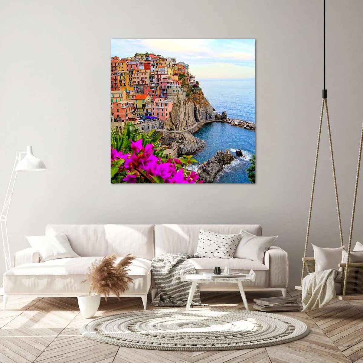 Impression sur toile - Image sur toile - La ville qui rit - 40x40 cm