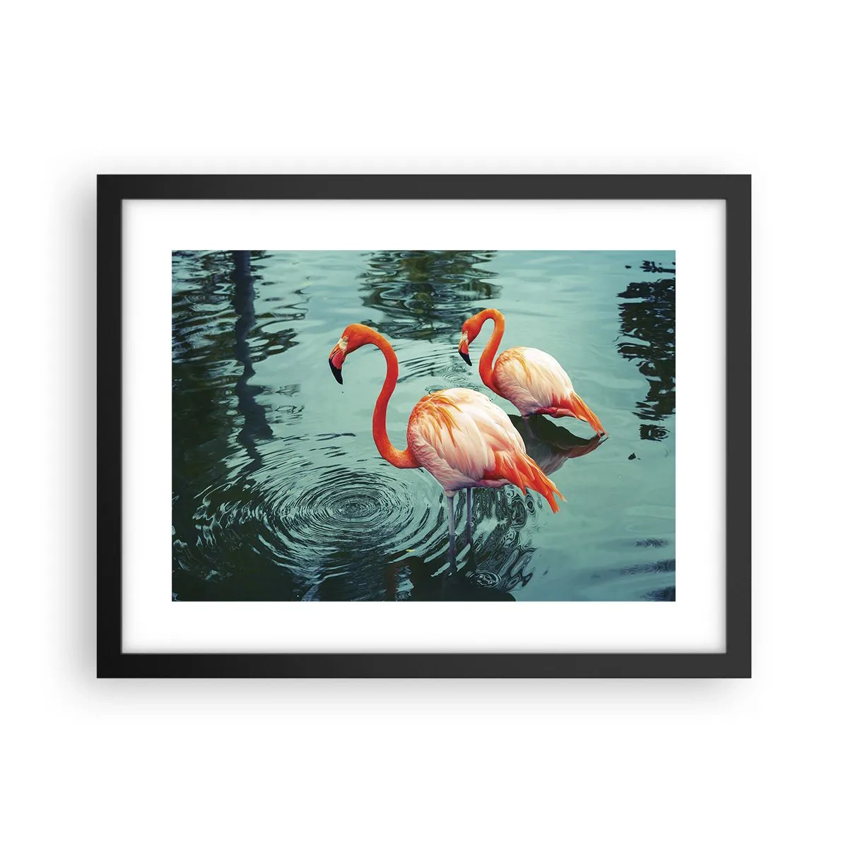 Affiche dans un cadre noir - Poster - Nous sommes à la mode maintenant - 40x30 cm